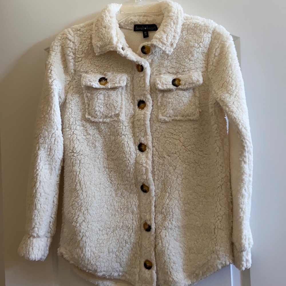 Derek Heart button down jacket in size M NWOT - Picture 1 of 10